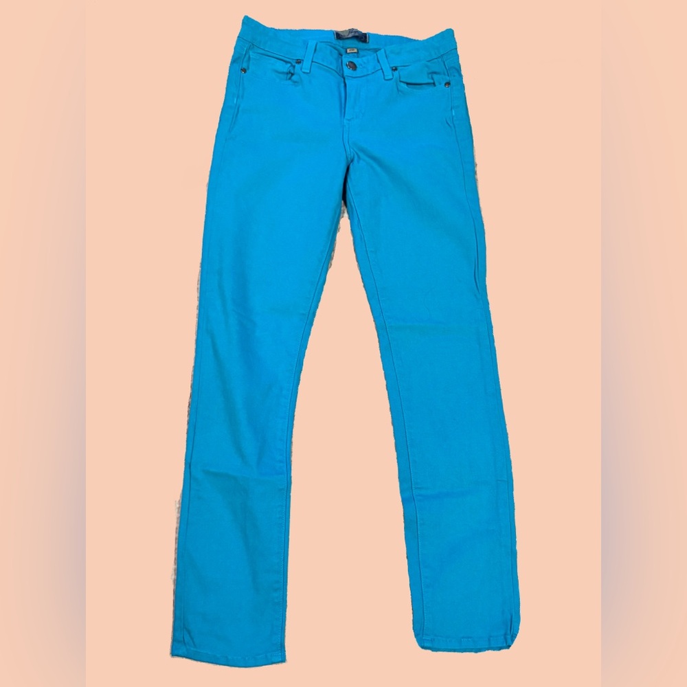 PAIGE Turquoise Denim Jeans